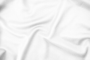 Obraz premium Abstract white fabric texture background. Wavy white cloth.