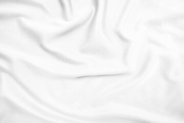 Obraz premium Abstract white fabric texture background. Wavy white cloth.