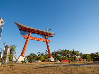 landscape of the Japanese garden of São Jose dos Campos