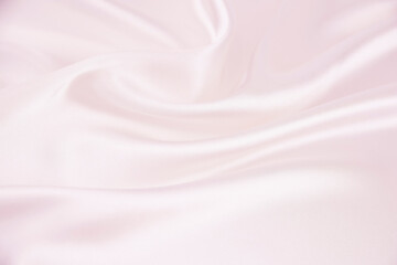 Satin fabric with gentle curves