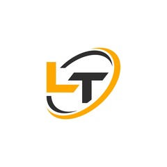 Professional L T Letter Logo Design