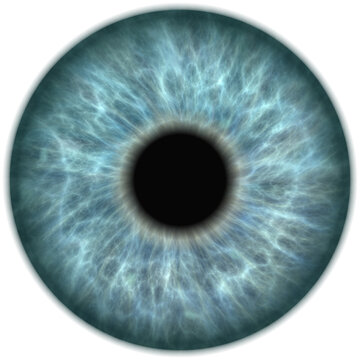 human light blue eye iris closeup