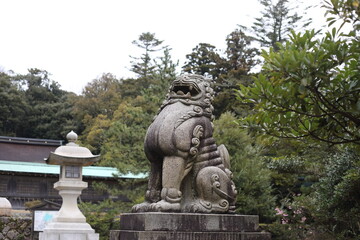 Fototapeta na wymiar Keta shrine or Ketajinzya or Ketataisha in Ishikawa, Japan