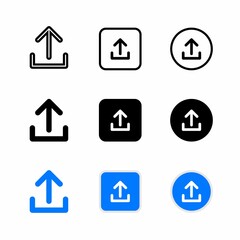 Upload Button Icon : Digital Theme, Technology Theme, Infographics and Other Graphic Related Assets.