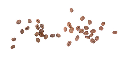 coffee beans isolated on white background