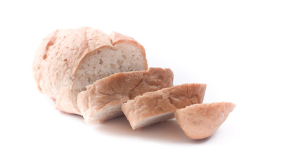 Sourdough Loaf sliced isolated