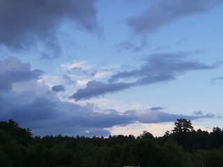 Clouds Over The Forest