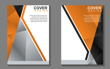 Modern a4 brochure cover design background template for business and corporate. Layout Vector graphic can use company profil, flyer, presentation, banner, book, annual report