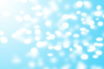 blue bokeh background