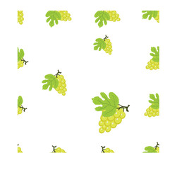 Seamless pattern with Grape as objects can be used for baby clothes, shirt, pillowcases, bed sheets and much more