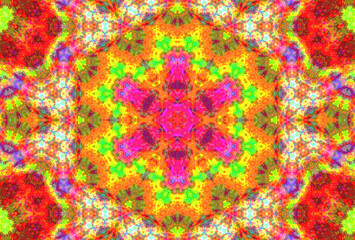 Abstract texture of colours traveling the universe