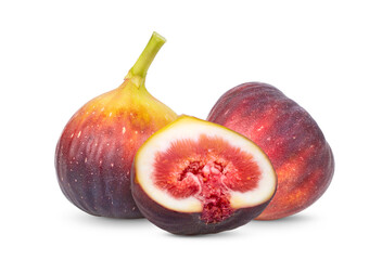 fig on white background