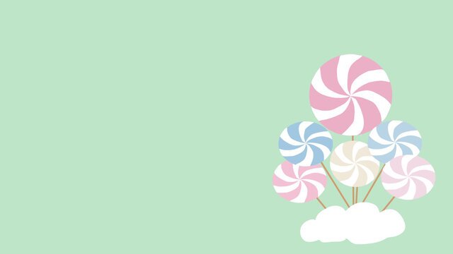 pink flower candys  background