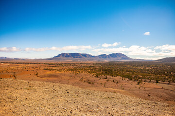 Naklejka na ściany i meble desert landscape in Flinders ranges