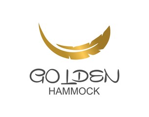 Fototapeta na wymiar Logo hammock simple creative design elegant.