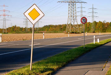 Countryside of Germany. Photographed in 2011.