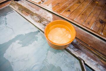 風呂桶と露天風呂