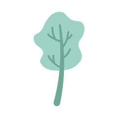 tree plant nature isolated icon