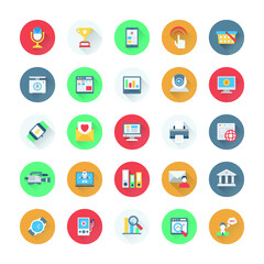 Digital Marketing Colored Vector Icons 5
