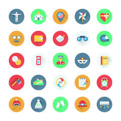 Summer and Holidays Vector Icons 15