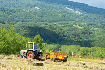 Organic farming in a mountainous area