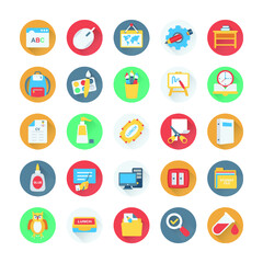 School and Education Vector Icons 7