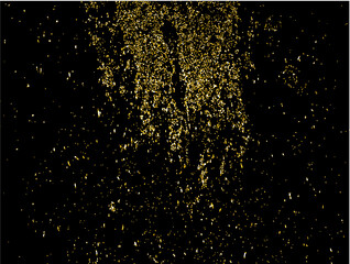 golden glitter vector texture