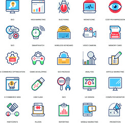 Seo and Marketing Vector Icons 19