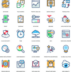 Seo and Marketing Vector Icons 23