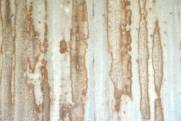 Rusty zinc wall texture background
