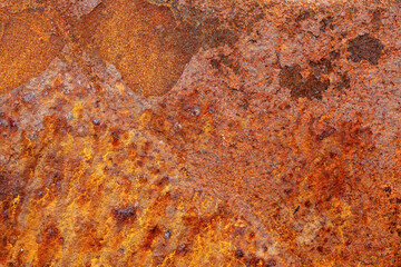 rusty iron orange and red monochrome bright texture background