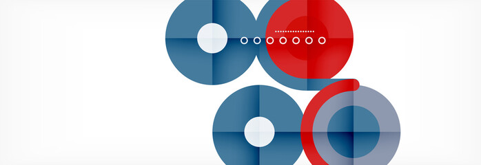 Circles and lines abstract background for covers, banners, flyers and posters and other templates