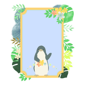 Tropical plant Penguin
