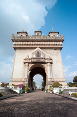 Obraz premium Patuxai, Vientiane, Laos