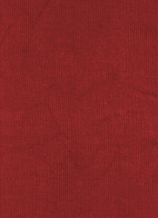 Red canvas fabric texture background