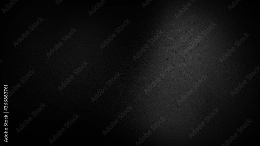 Poster black simple fabric silk texture background. textured satin black background. 3d rendering.