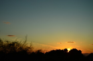 夕暮れ