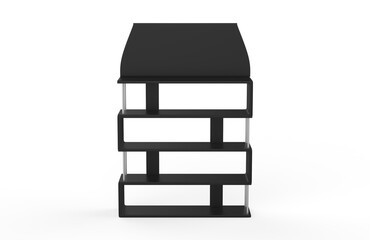 Display stand, retail display stand for product , display stands isolated on white background. 3d illustration