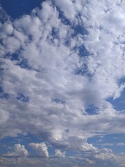 blue sky with clouds