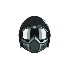 motorcycle helmet isolated on white