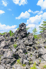 浅間山　鬼押出し園　溶岩