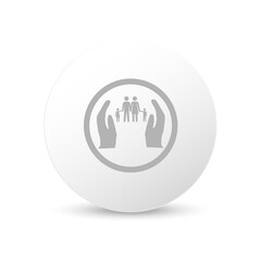 Obraz premium Family save icon. Vector .