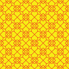 Fototapeta premium cross geometrical linear texture. seamless abstract graphic illustration.