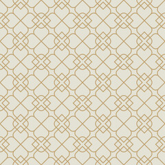 Naklejka premium cross geometrical linear texture. seamless abstract graphic illustration.