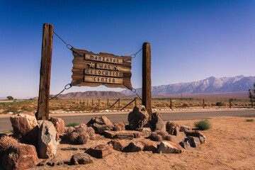 Manzanar Sign, Manzanar, California