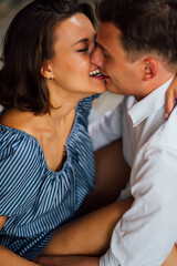 lovers man and woman. romantic relationship.