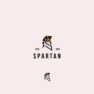 Spartan letter S logo vector
