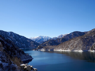 黒部湖と赤牛岳 富山県
