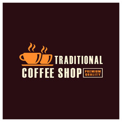 coffee shop illustration design elements vintage vector