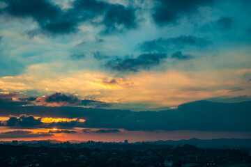 Marginal Pinheiros on a Sunset